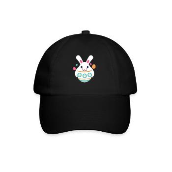 Easter Rabbit Egg Easter Holiday - Baseball Cap - black/black - Front