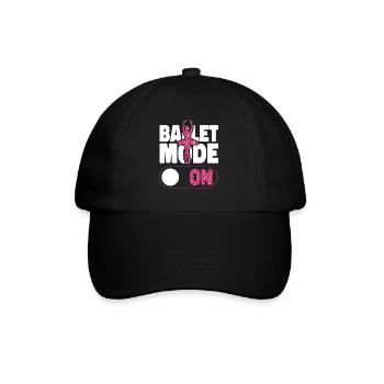 Ballet Dancer Dance Girl Ballerina - Baseballkappe - Schwarz/Schwarz - Vorne
