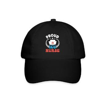 Proud Intensive Care Nurse - Baseball Cap - black/black - Front