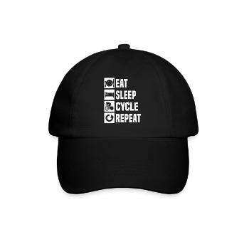 Vélo de route Femmes Cycliste de route Hommes Vélo de route - Casquette classique - noir/noir - Devant