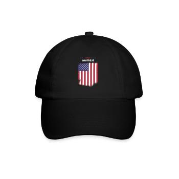 Voter Waitress - Baseball Cap - black/black - Front