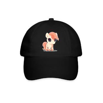 Poney - Casquette classique - noir/noir - Devant