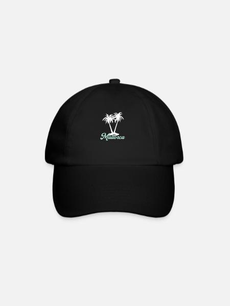 Mallorca - Baseballkappe - Schwarz/Schwarz
