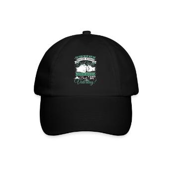 Ich habe die besten Kinder der Welt - Baseballkappe - Schwarz/Schwarz - Vorne