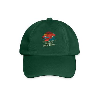 It Ain't going to Suck Itself Retro Crawfish Boil - Baseball Cap - bottle green - Front