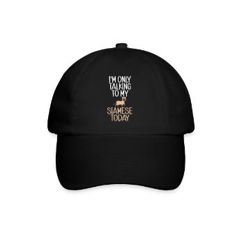Geschenke zum Suchbegriff: "Siamkatze" - Baseballkappe - Schwarz/Schwarz - Vorne