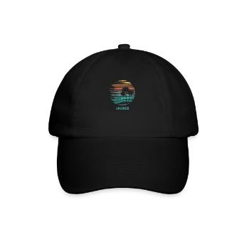 Jalisco Mexico Cool Souvenir Vacation Artistic - Baseball Cap - black/black - Front