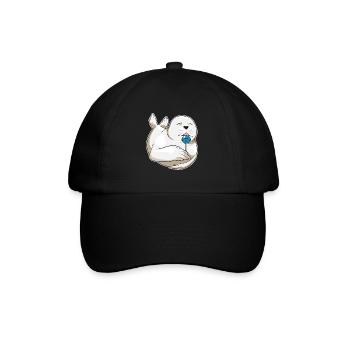 Sucette de phoque - Casquette classique - noir/noir - Devant