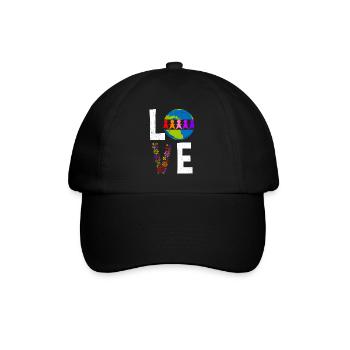 Earth Day Design Love Cooler Earth Day Environment - Casquette classique - noir/noir - Devant