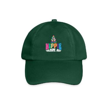 Hippie Holidays, Man - Noël hippie - Casquette classique - vert bouteille - Devant