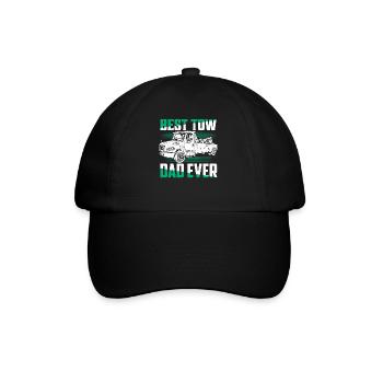 Best Tow Dad Ever Trucking Tow Truck Driver - Baseball Cap - black/black - Front