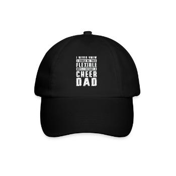 Cheerleader Proud Cheer Dad Cheerleading Beer - Baseball Cap - black/black - Front