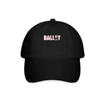 Ballet Danseuse Danse Ballerine - Casquette classique - noir/noir - Devant