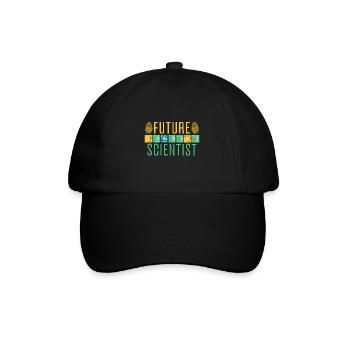 Future Forensic Scientist Forensic Criminology - Baseballkappe - Schwarz/Schwarz - Vorne