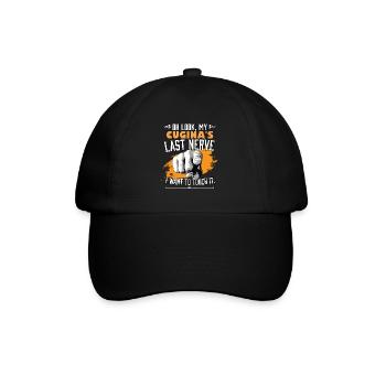 Regardez la dernière famille de cousins drôles de Cugina - Casquette classique - noir/noir - Devant