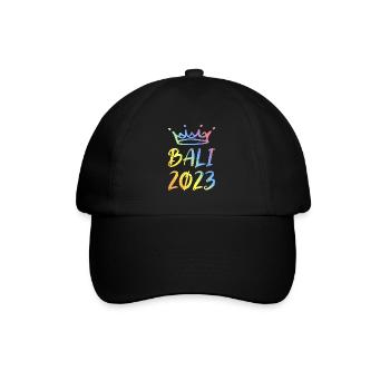 Bali 2023 - Baseballkappe - Schwarz/Schwarz - Vorne