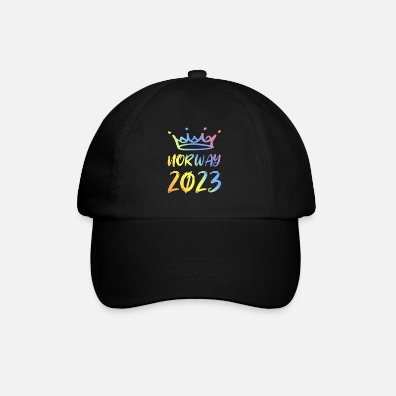 Norway 2023 - Baseballkappe - Schwarz/Schwarz