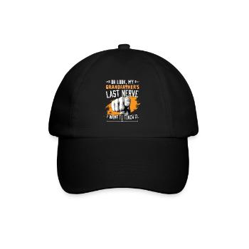 Look My Grandfather's Last Nerve Funny Grandpa - Baseball Cap - black/black - Front