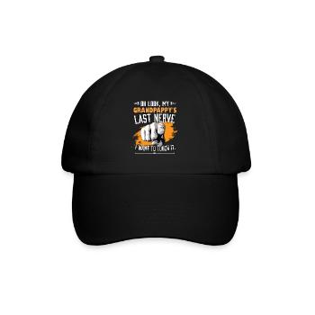 Look My Grandpappy's Last Nerve Funny Grandfather - Baseball Cap - black/black - Front