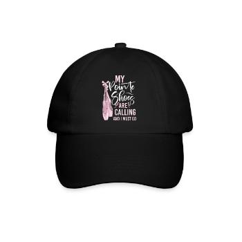 Ballet Danseuse Danse Ballerine - Casquette classique - noir/noir - Devant