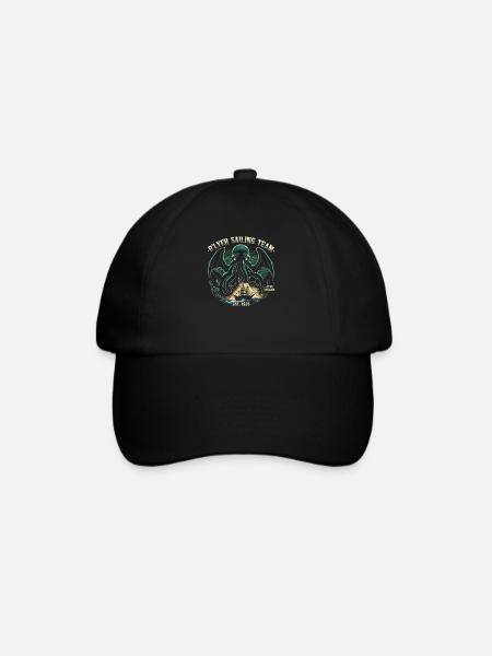 Cthulhu R’lyeh Sailing Team, Cosmic Horror Cthulhu - Casquette classique - noir/noir