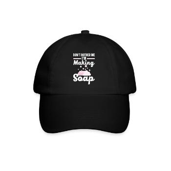 Ne me dérangez pas, je fais savonnier - Casquette classique - noir/noir - Devant