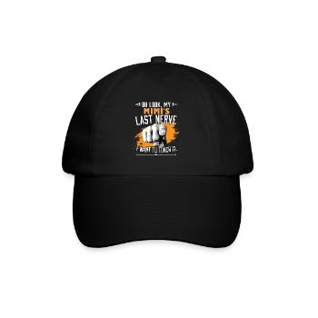 Look My Mimi's Last Nerve Funny Grandmother - Baseball Cap - black/black - Front