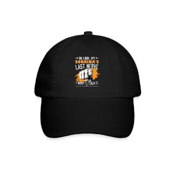 Look My Sobrina's Last Nerve Funny Niece Family - Baseball Cap - black/black - Front
