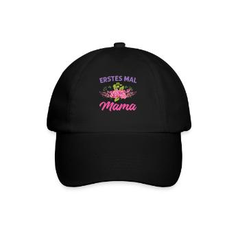 Mutter Mama Tochter Geschenk - Baseballkappe - Schwarz/Schwarz - Vorne