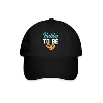 Braut und Bräutigam Hochzeitstag Hochzeit Frisch Verheiratet - Baseballkappe - Schwarz/Schwarz - Vorne
