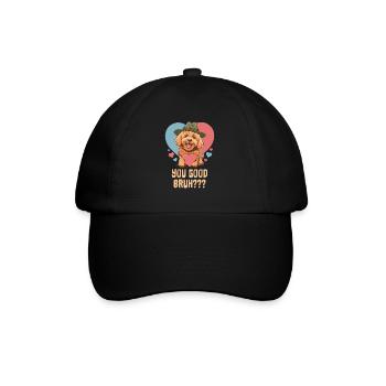 Vous êtes bon drôle Goldendoodle chien papa Doodle Mama - Casquette classique - noir/noir - Devant