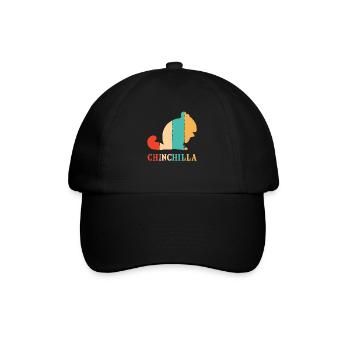 Retro Langschwanz Langhaar Kurzschwanz Züchter - Baseballkappe - Schwarz/Schwarz - Vorne