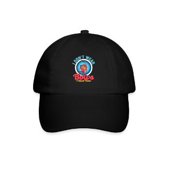 I Don't Wear Bows I Shoot Them Archery Girl Target - Baseballkappe - Schwarz/Schwarz - Vorne
