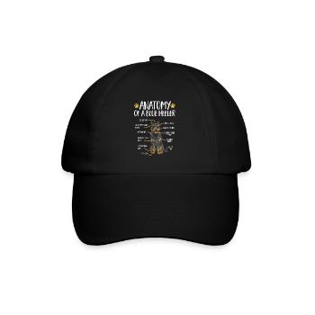 Australian Cattle Dog Red Blue Heeler - Baseball Cap - black/black - Front