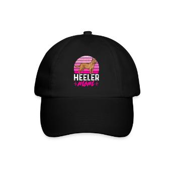 Australian Cattle Dog Red Blue Heeler - Baseball Cap - black/black - Front