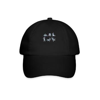 Yoga âne - Casquette classique - noir/noir - Devant