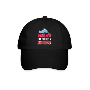 Aimez-moi comme vous aimez un chirurgien Rétro Drôle - Casquette classique - noir/noir - Devant