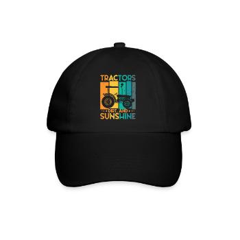 Tracteur Toddler Farming Farmer - Casquette classique - noir/noir - Devant