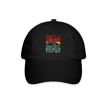 Son cadeau de voiture à sous difficile à slot - Casquette classique - noir/noir - Devant