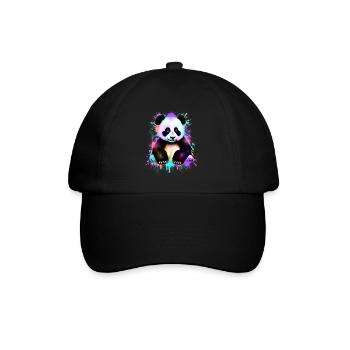 Panda - Casquette classique - noir/noir - Devant
