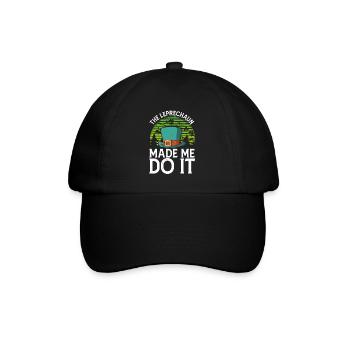 The leprechaun made me do it - Baseball Cap - black/black - Front
