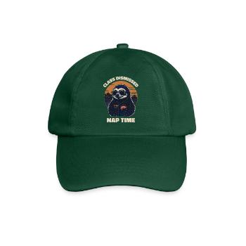 La classe d’enseignant rétro paresseux rejetée Nap - Casquette classique - vert bouteille - Devant