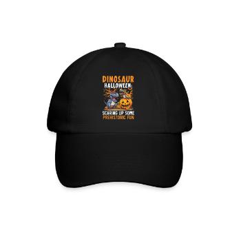 Dinosaure Halloween Trick Or Treat Dino Lover - Casquette classique - noir/noir - Devant