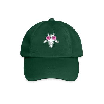 Giraffe lover, conservationist - Baseball Cap - bottle green - Front