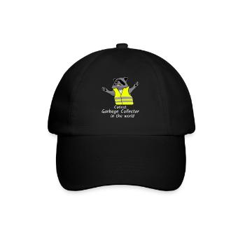 raton laveur raton laveur éboueur - Casquette classique - noir/noir - Devant
