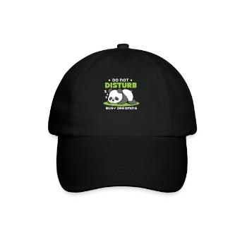 Don't disturb if you're dreaming - Baseball Cap - black/black - Front