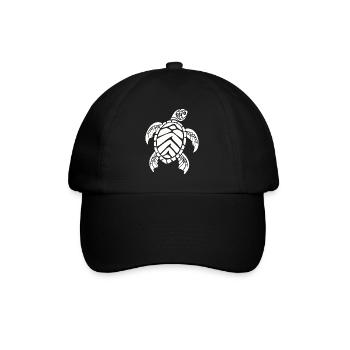 Sea turtle - Baseball Cap - black/black - Front