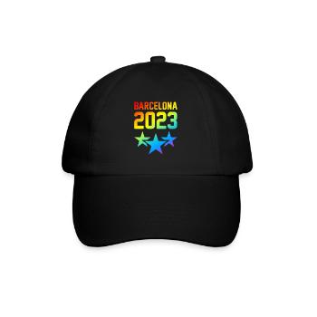 Barcelona 2023 - Baseballkappe - Schwarz/Schwarz - Vorne