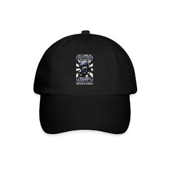 Police Cop Officer Police Office - Baseball Cap - black/black - Front