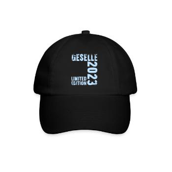 Geselle Gesellenprüfung bestanden Gesellen - Baseballkappe - Schwarz/Schwarz - Vorne